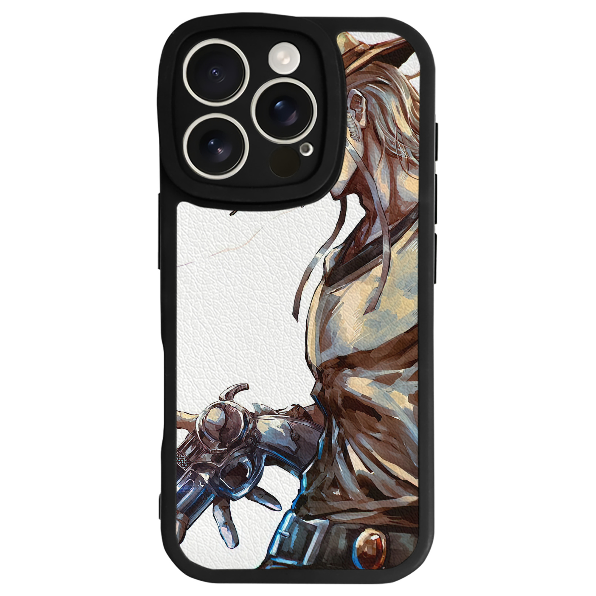 （画像用） ジョジョの奇妙な冒険 JoJo's Bizarre Adventure 【iPhone 16シリーズ対応】シリコンスマホケース（レザー調） 材質：シリコン